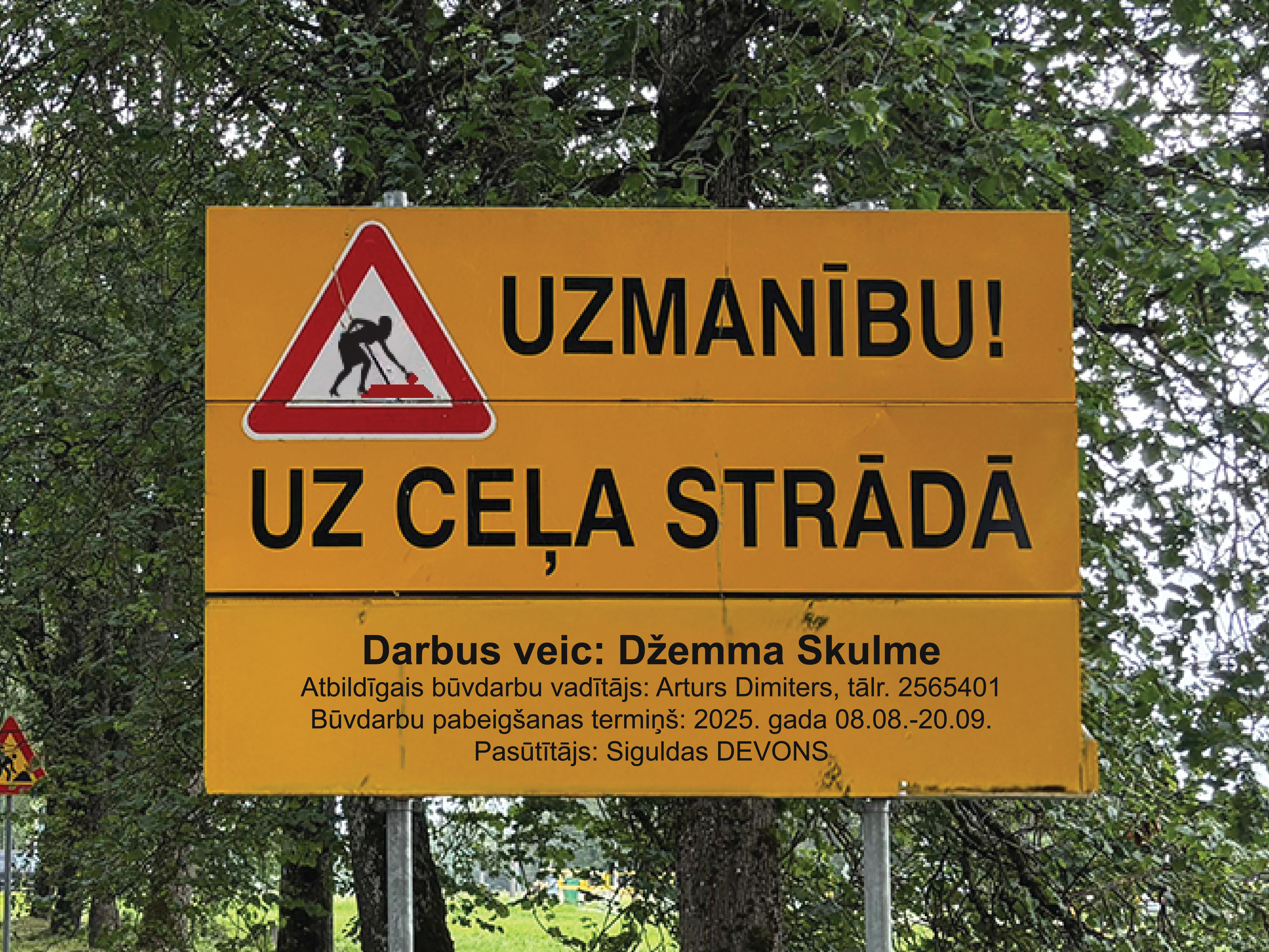 Siguldā tiks atklāta Džemmai Skulmei veltīta izstāde “Uzmanību! Uz ceļa strādā!”