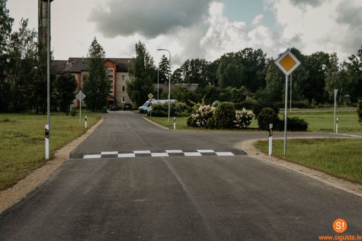 Sidgundā noslēgušies autoceļu atjaunošanas un pārbūves darbi