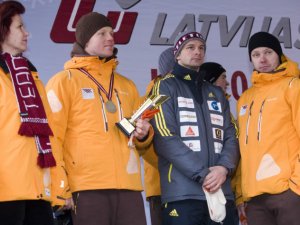 Ledus trašu zvaigznes un karaļi Bobsleja un kamaniņu trasē 