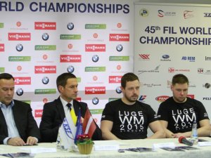 Preses konference par 45. FIL Pasaules čempionātu kamaniņu sportā