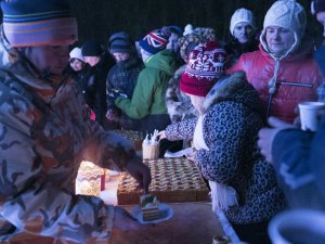 Jaunā gada sagaidīšana Svētku laukumā