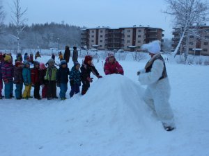 Pasaules Sniega dienas aktivitātes bērnudārzā „Ieviņa”