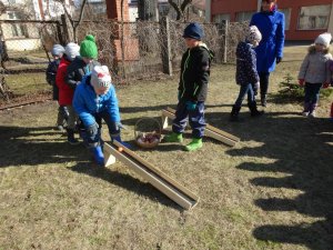 „Rotaļas ar zaķiem” bērnudārz