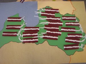 Lāčplēša dienas pasākums Harmoniskās attīstības pirmsskolas grupā