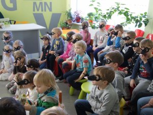 Siguldas novada Jaunrades centra Harmoniskās attīstības pirmsskolas grupas „Kastanītis” viesojas Siguldas novada bibliotēkas tematiskajā pasākumā