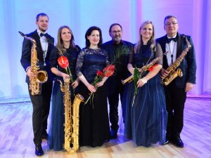 Rīgas saksofonu kvarteta un Kristīnes Gailītes koncerts „Ziemas šūpulī” koncertzālē „Baltais Flīģelis”