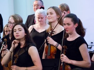 Dānijas jauniešu simfoniskā orķestra „Presto” koncerts koncertzālē „Baltais Flīģelis”