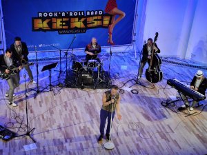 Grupas „Keksi” koncerts kocertzālē „Baltais Flīģelis”