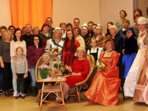 Akenstakas muižas barona Herberta fon Blankenhagena bērnības atmiņu lasījumi Mores pagasta Tautas namā