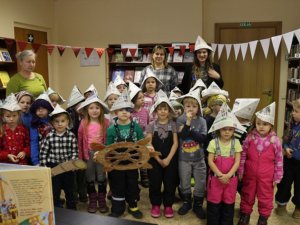 Bērnudārza „Saulīte” 6., 9.grupiņu audzēkņi piedalās Ziemeļvalstu bibliotēku nedēļas pasākumā