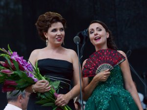 Siguldas Opermūzikas svētki. Galā koncerts „Marina Rebeka un Latvijas operas pērles” Siguldas pilsdrupu estrādē