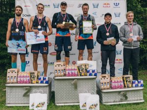 Pludmales volejbola sacensības vīriešiem, sievietēm, senioriem „Sigulda Open’18”, noslēguma posms Gaujas pludmalē