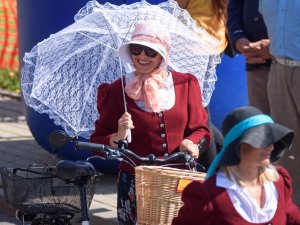 Retro velo distance 28.Latvijas riteņbraucēju Vienības velobraucienā