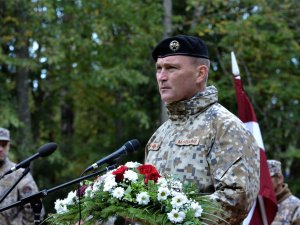 Mores kauju atceres pasākums Mores kauju piemiņas vietā