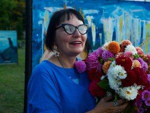 Zinaīdas Ceskes jubilejas izstādes „Mana daba” atklāšana Siguldas pils kompleksā