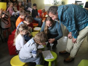 Tikšanās ar slovēņu grāmatu ilustratoru Damjanu Stepančiču Siguldas novada bibliotēkā