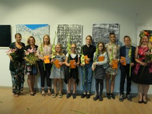 „Grafikas vasaras skolas” izstādes atklāšana kultūras centrā „Siguldas devons”