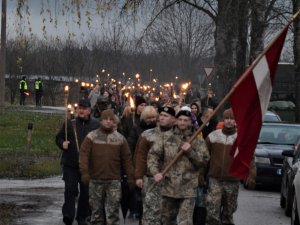 Lāpu gājiens Allažu pagastā