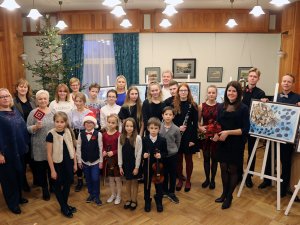 Mākslu skolas “Baltais flīģelis” audzēkņu Ziemassvētku ieskaņas koncerts Turaidas muzejrezervātā