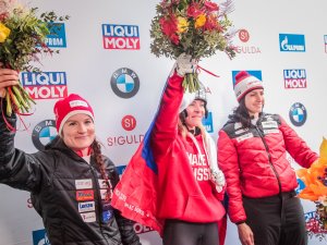 Pasaules kausa pēdējais posms un Eiropas čempionāta izcīņa skeletonā sievietēm bobsleja un kamaniņu trasē “Sigulda”