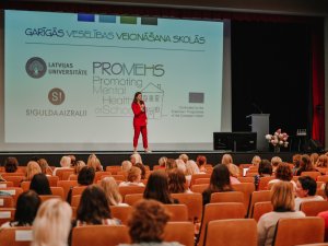 Starptautiska zinātniskā projekta “Garīgās veselības veicināšana skolās” konference kultūras centrā “Siguldas devons”