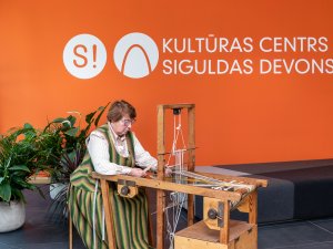 Akcija “Satiec savu meistaru” kultūras centrā “Siguldas devons”