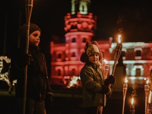 Lāčplēša diena Siguldas pils kvartālā