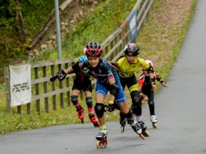 Skrituļslidošanas un rollerslēpošanas sacensības “S!-Skate 2021” Fischer slēpošanas centrā