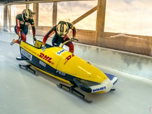 Spilgtākie mirkļi no BSF Eiropas kausa bobslejā un Pasaules kauss parabobslejā bobsleja un kamaniņu trasē “Sigulda” (16.12. un