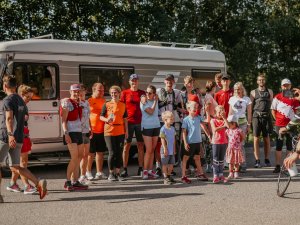 Baltijas ceļa skrējiens cauri Siguldas novadam